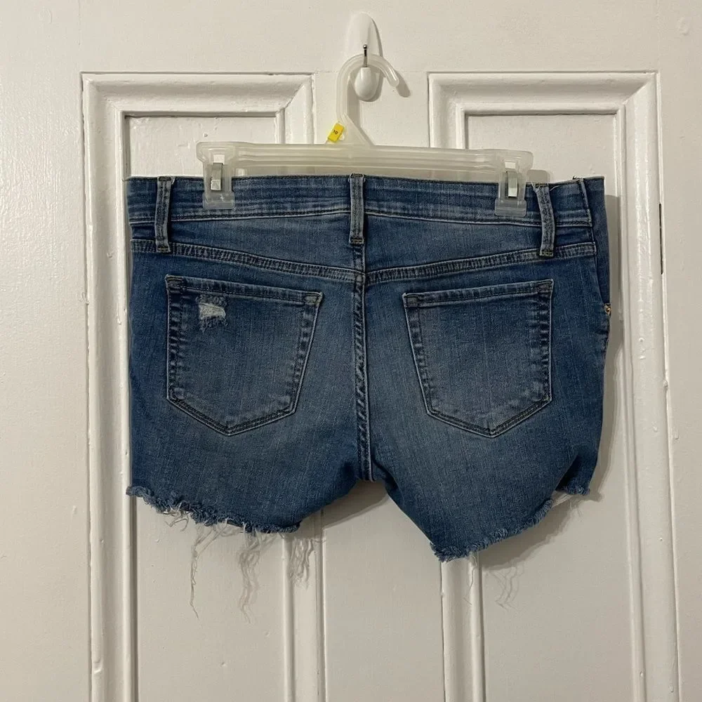Ingrid and Isabel maternity denim shorts